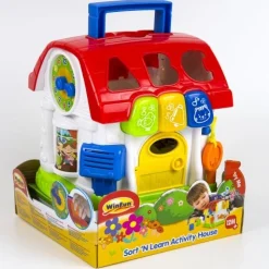 ABC Activity House with Shape Sorter & Sounds – Interactive Learning Toy for Toddlers