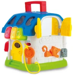 ABC Activity House with Shape Sorter & Sounds – Interactive Learning Toy for Toddlers
