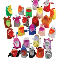 ABC Animal Hand Puppets with Working Mouths | Set of 26