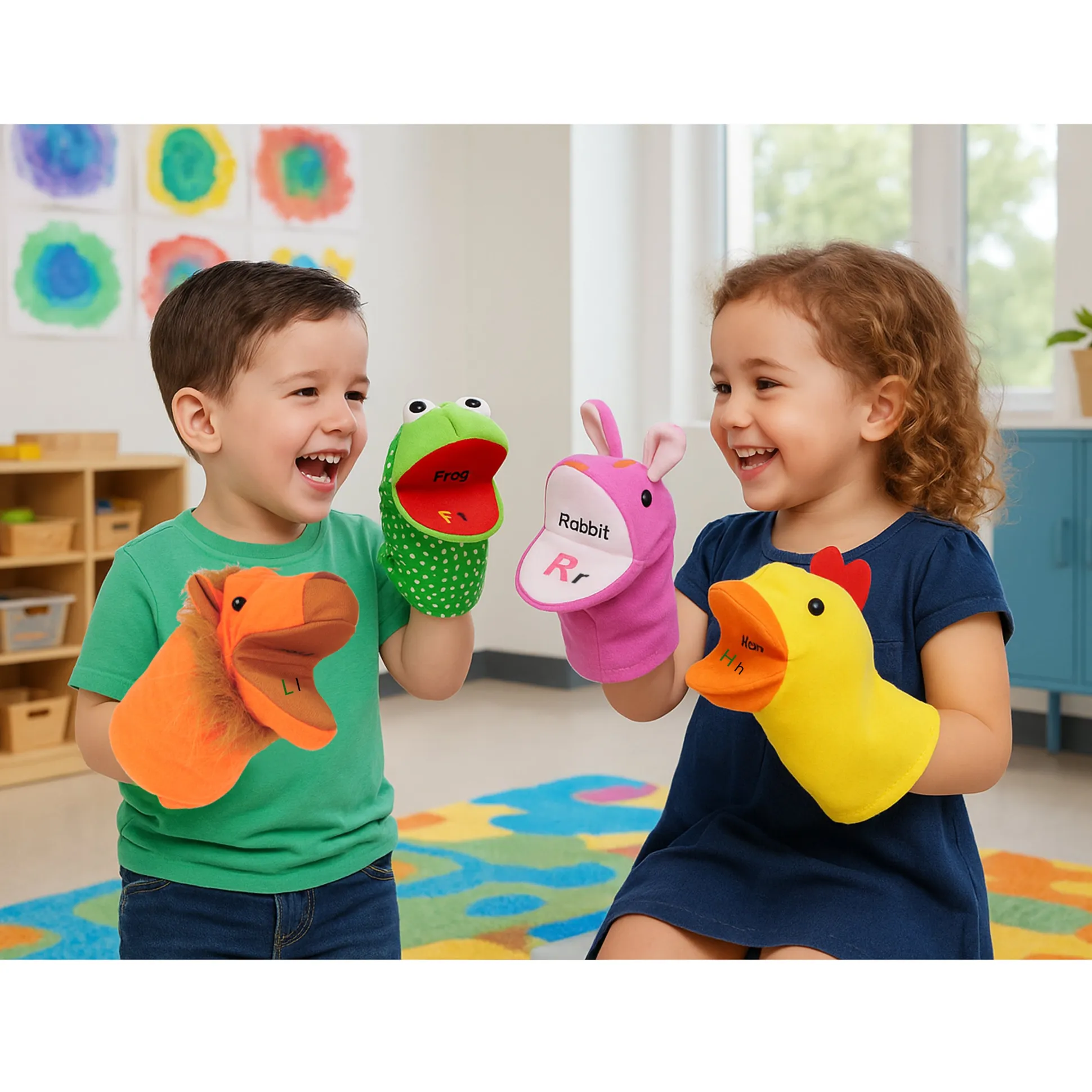 ABC Animal Hand Puppets with Working Mouths | Set of 26