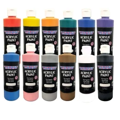 Acrylic Paint Set – 12 Vibrant Colors