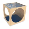 Acrylic Sky Top Playhouse Cube With Floor Mat | Serene Quiet Space for Early Childhood Classrooms