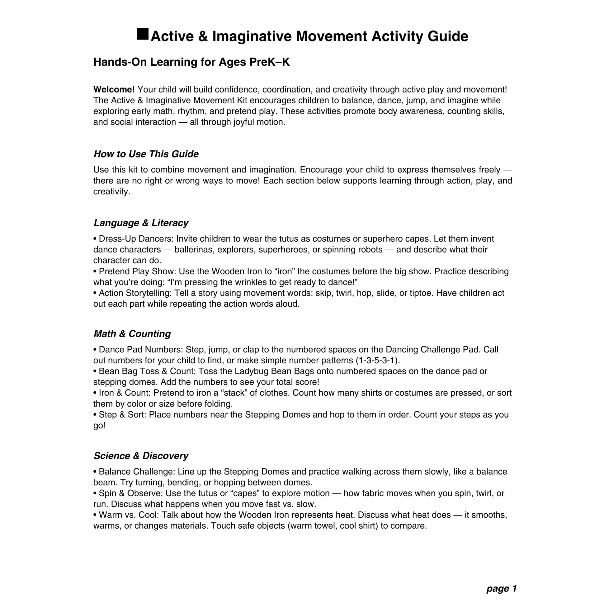 Active & Imaginative Movement Bundle