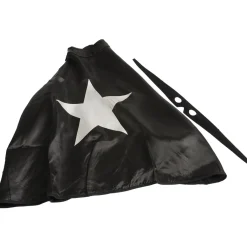 Adjustable Black Hero Cape & Mask Set