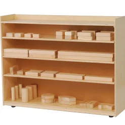 Adjustable Shelves Bookcase | Mobile Classroom Storage