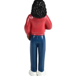 African American Pretend Play Vinyl Family Figurines | 8 Piece Set