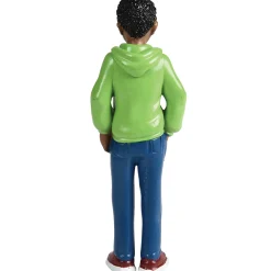 African American Pretend Play Vinyl Family Figurines | 8 Piece Set