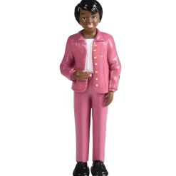 African American Pretend Play Vinyl Family Figurines | 8 Piece Set