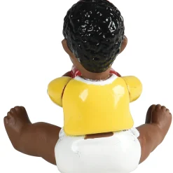 African American Pretend Play Vinyl Family Figurines | 8 Piece Set