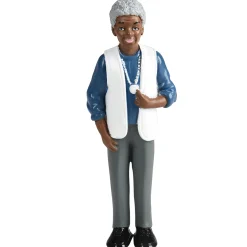 African American Pretend Play Vinyl Family Figurines | 8 Piece Set