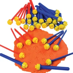 Alphabet & Number Clay Stampers | 36-Piece Set