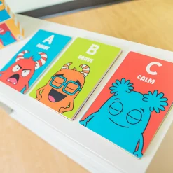 Alphabet of Emotions Flashcards | Jumbo ABC Feelings Learning Cards