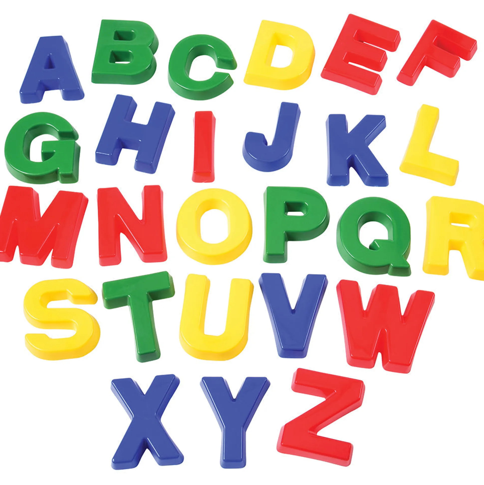 Alphabet Sand Molds – 26 Plastic Uppercase Letter Molds for Sensory Play
