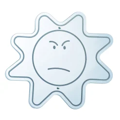 Angry Face Mood Mirror | Shatterproof Emotional Learning Tool