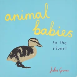 Animal Babies in the River Board Book