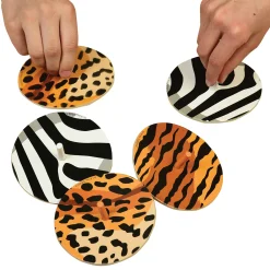 Animal Print Spinning Tops