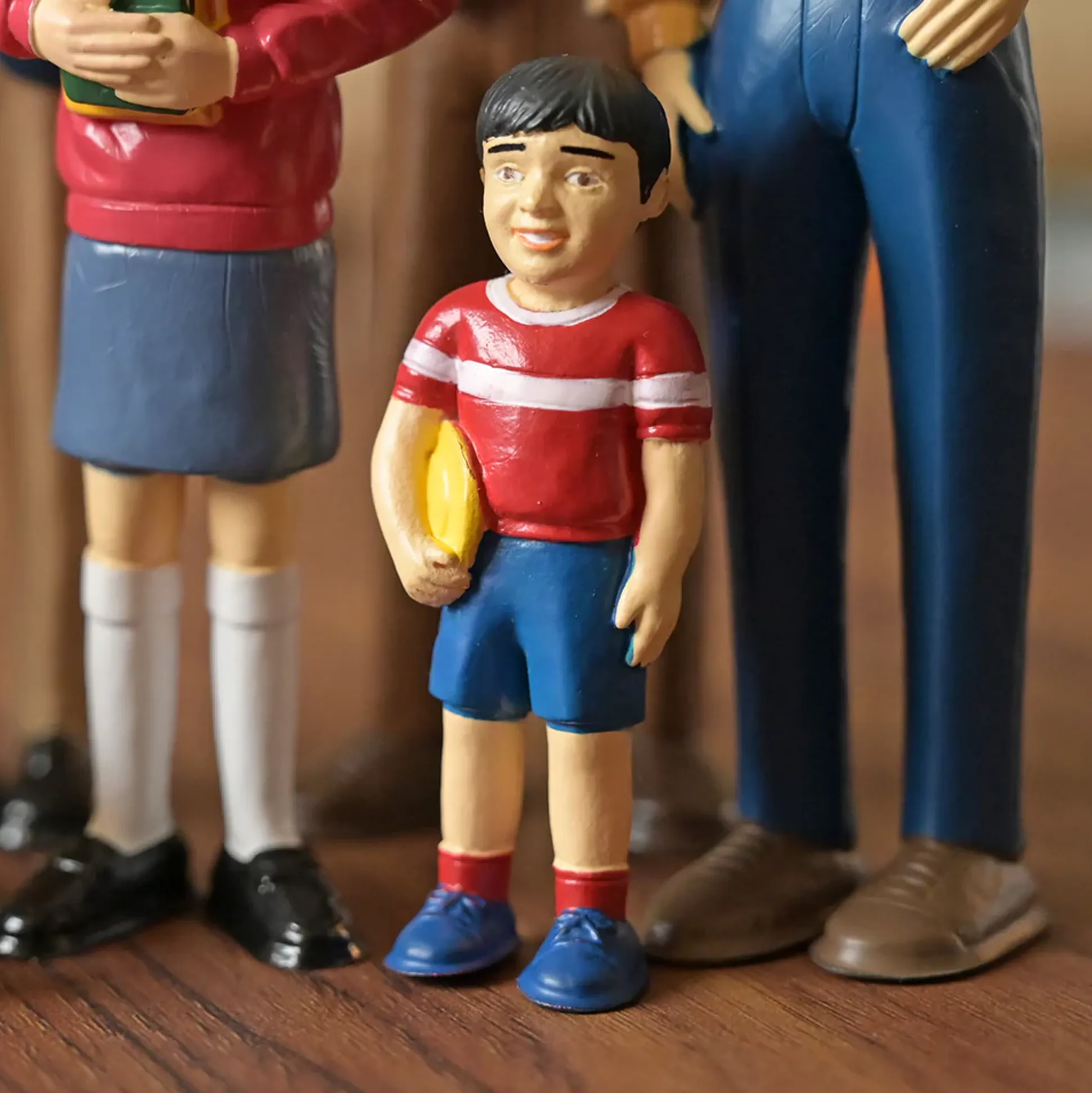 Asian Pretend Play Vinyl Family Figurines | 8 Piece Set