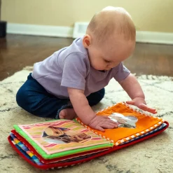 Baby's First Photo Album | Interactive Family & Friends Recognition Book with Mirror