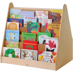 Baltic Birch 4-in-1 Reading & Learning Center | Book Storage and Write & Wipe Board
