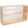 30" Baltic Birch Shelf with Plexi Glass Back | Eco-Friendly Classroom Storage