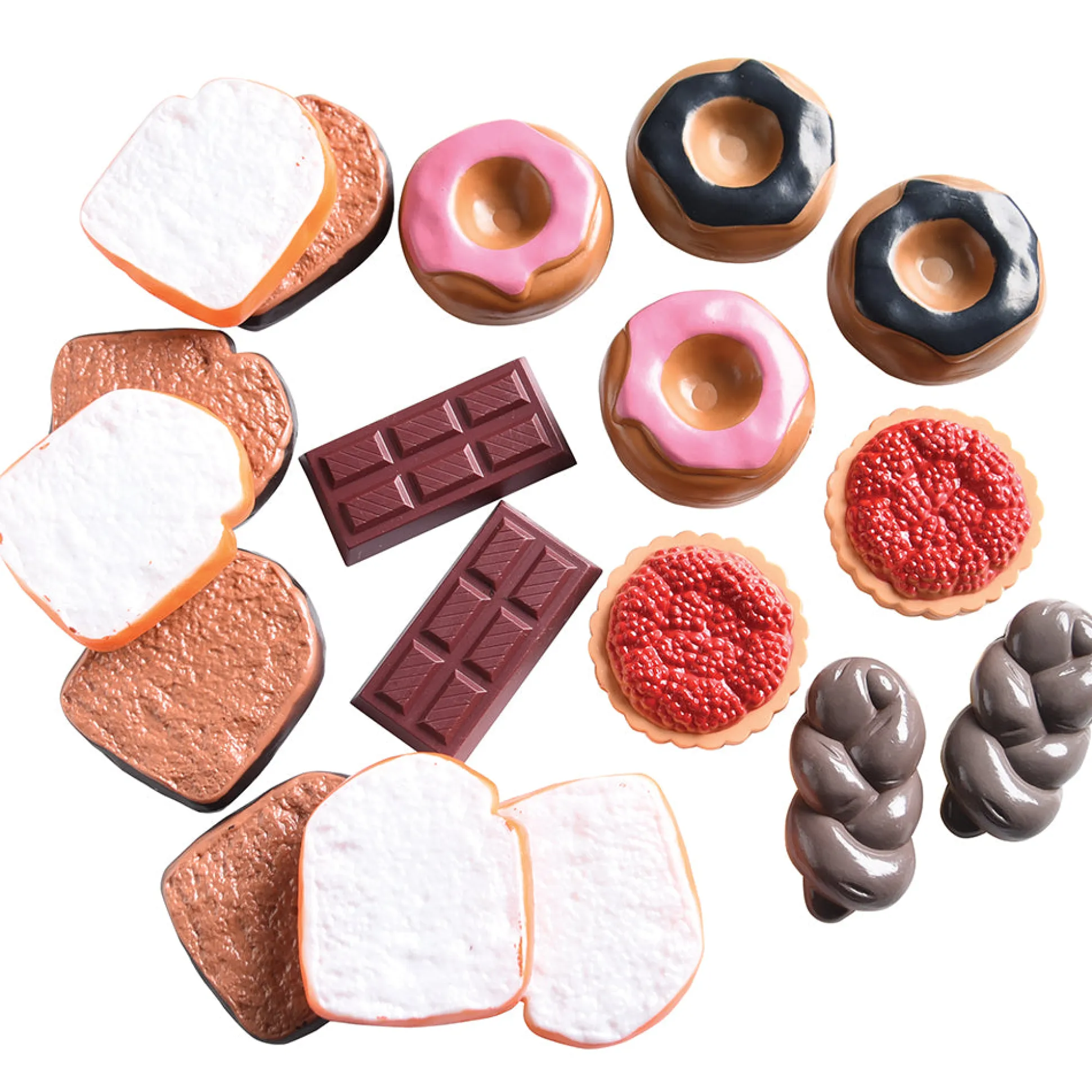 Bargain-Buffet Mini Foods | 130-Piece Realistic Play Food Set