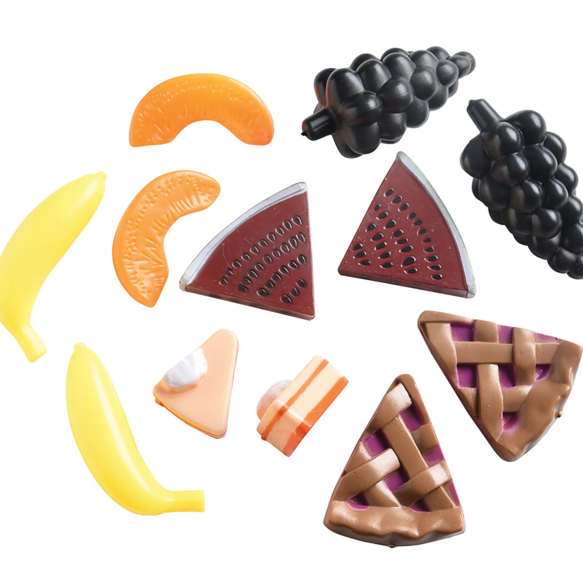 Bargain-Buffet Mini Foods | 130-Piece Realistic Play Food Set