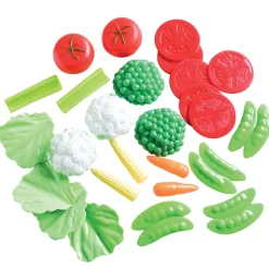 Bargain-Buffet Mini Foods | 130-Piece Realistic Play Food Set