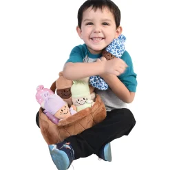 Basket of Babies | Six Soft, Diverse Dolls with Removable Dresses & Take-Along Basket
