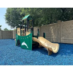 Beach Boat Themed Preschool Playground | Interactive Climber & Slide Playset for Ages 2-5