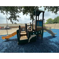 Beach Boat Themed Preschool Playground | Interactive Climber & Slide Playset for Ages 2-5