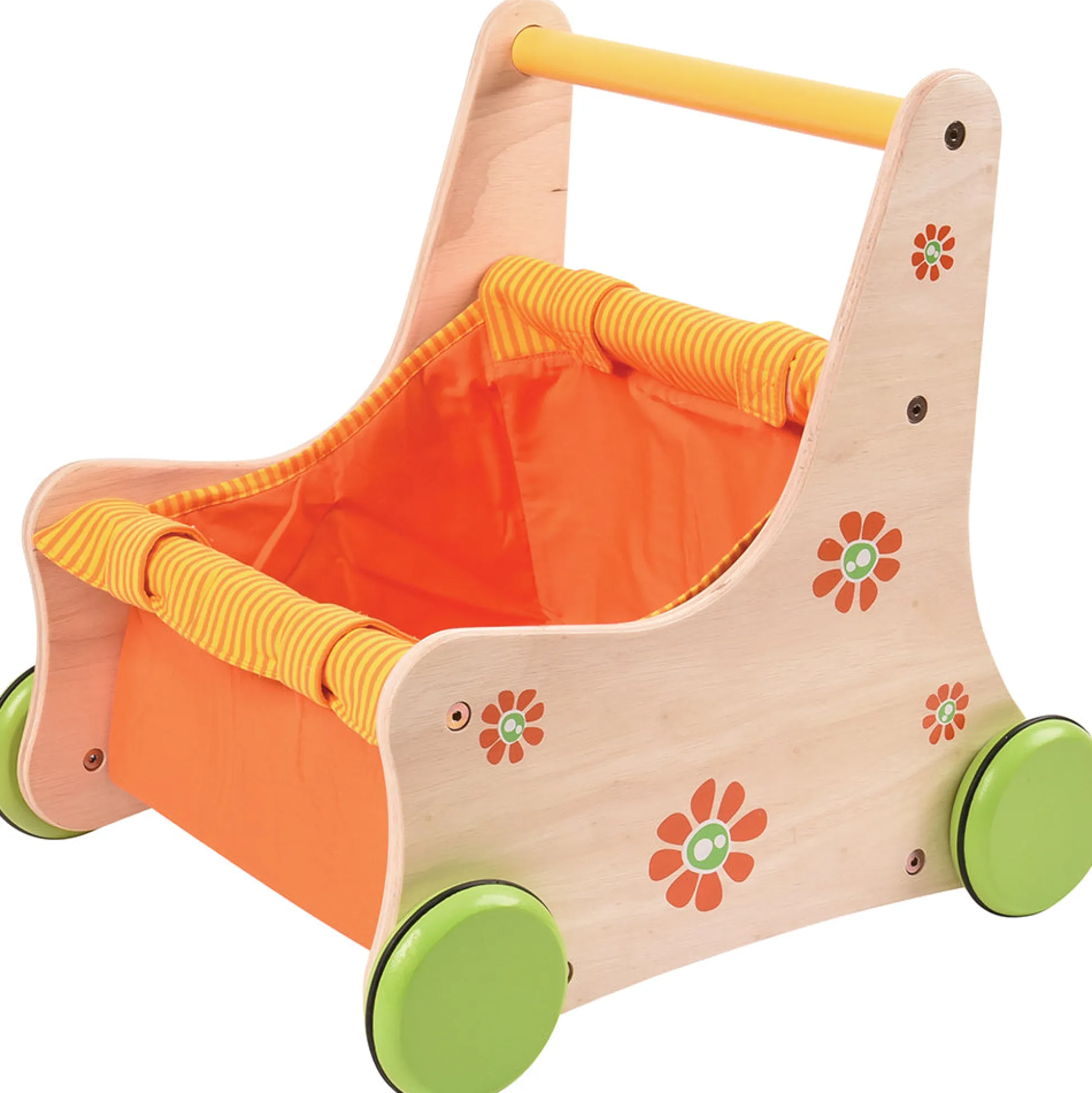 Beginner's Wooden Push Buggy with Safe Storage for Ages 12 Months+