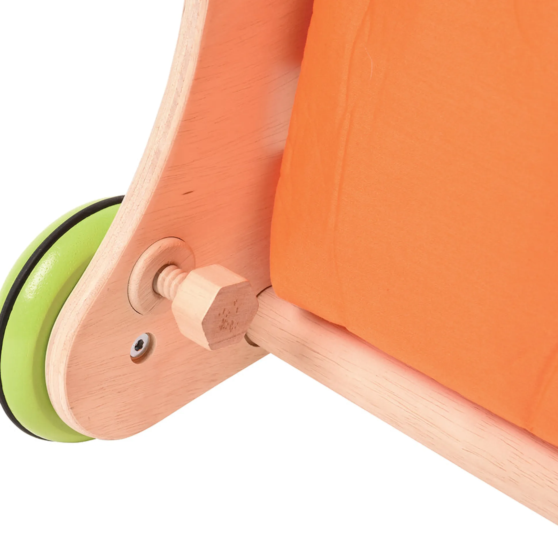 Beginner's Wooden Push Buggy with Safe Storage for Ages 12 Months+