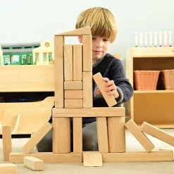 Beginner Unit Block Set | 32 Durable Hardwood Blocks