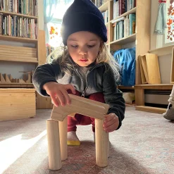 Beginner Unit Block Set | 32 Durable Hardwood Blocks