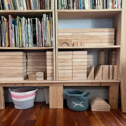 Beginner Unit Block Set | 32 Durable Hardwood Blocks