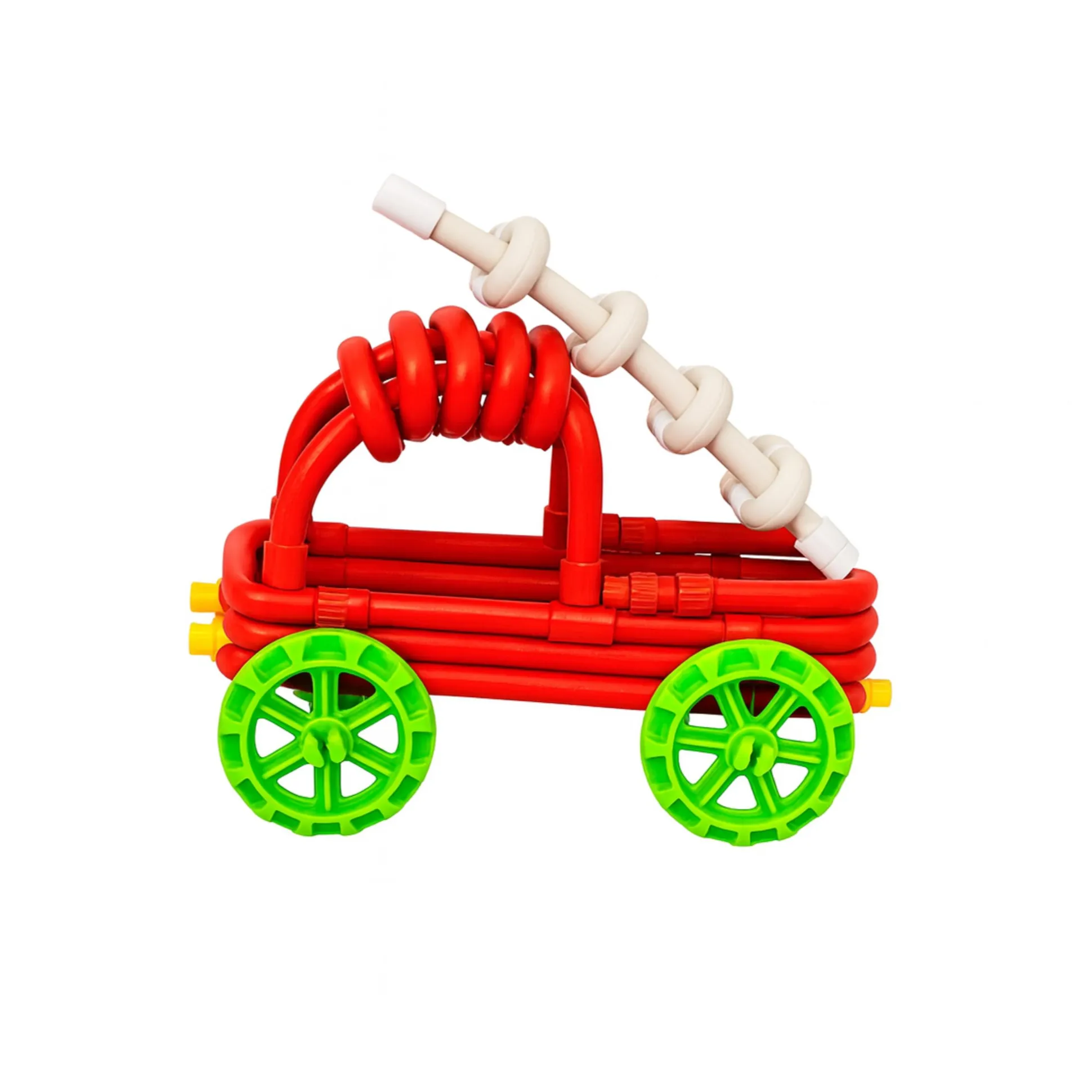 Bend-A-Build™ 94-Piece Flexible STEM Construction Toy Set | Open-Ended Building Tubes & Connectors