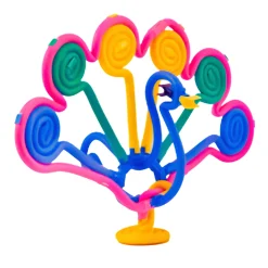 Bend-A-Build™ 94-Piece Flexible STEM Construction Toy Set | Open-Ended Building Tubes & Connectors