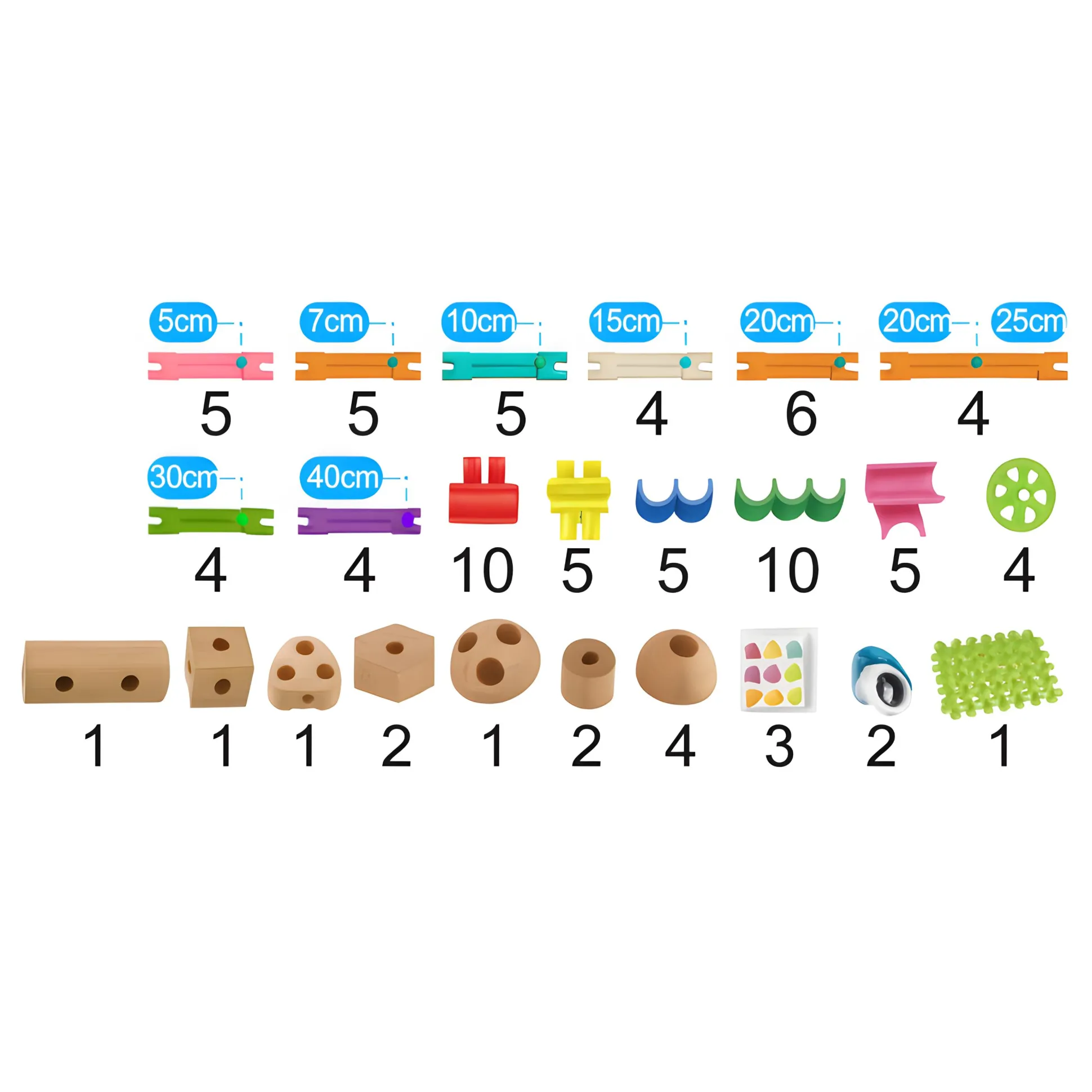 Bend-A-Build™ 94-Piece Flexible STEM Construction Toy Set | Open-Ended Building Tubes & Connectors
