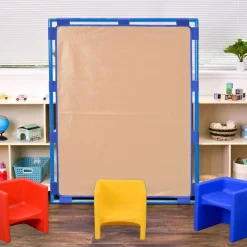 Big Screen PlayPanel® | Almond Free-Standing Classroom Divider with Feet