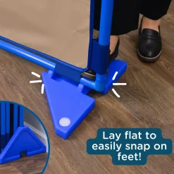 Big Screen PlayPanel® | Almond Free-Standing Classroom Divider with Feet