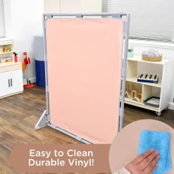 Big Screen PlayPanel® | Clay Free-Standing Classroom Divider with Feet