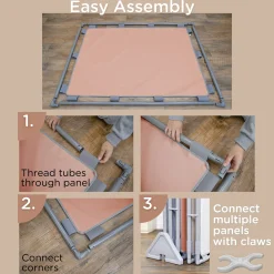 Big Screen PlayPanel® | Clay Free-Standing Classroom Divider with Feet