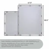 Big Screen PlayPanel® | Fog Blue Free-Standing Classroom Divider with Feet