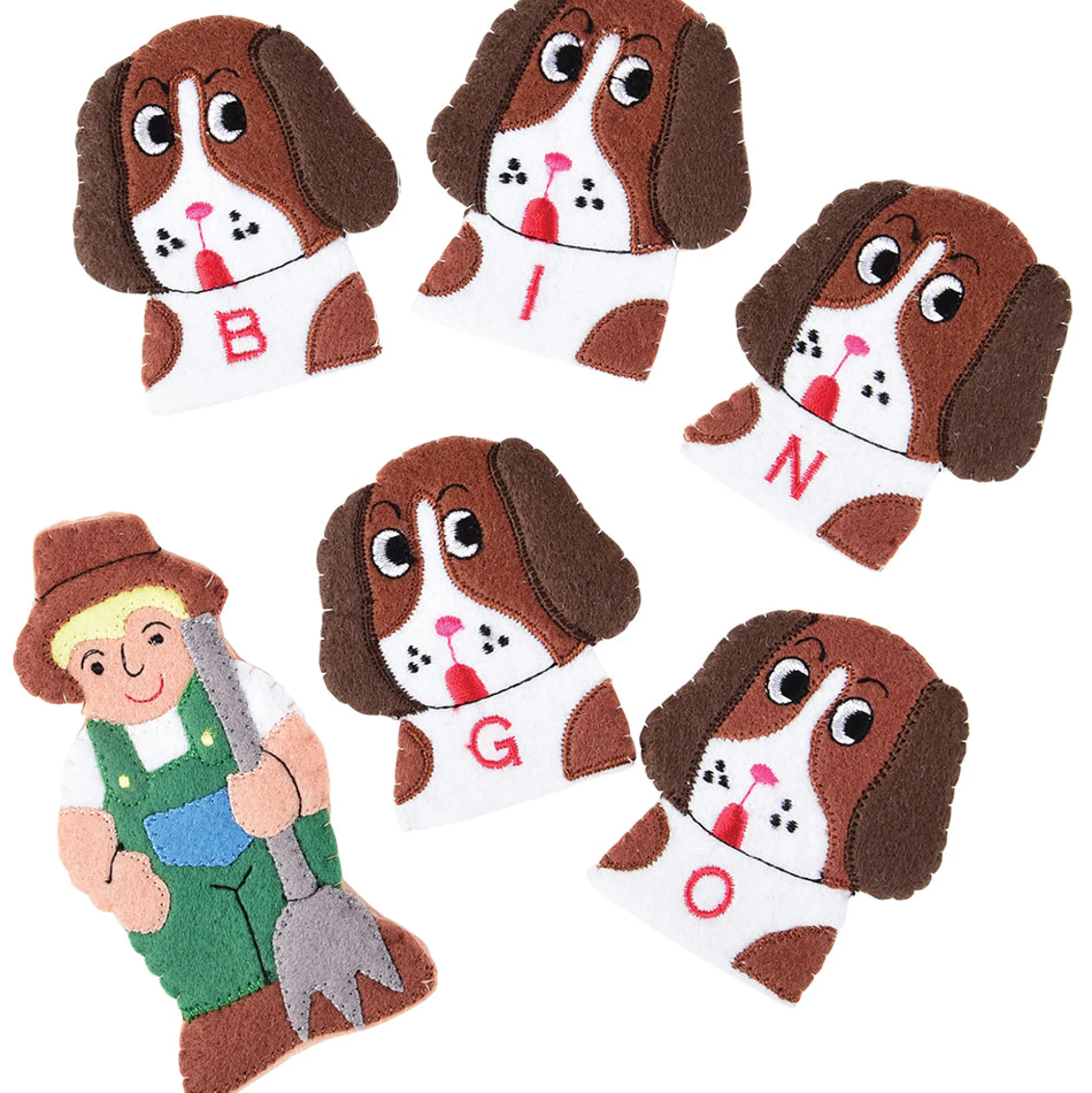 B-I-N-G-O Finger Puppet Play Set