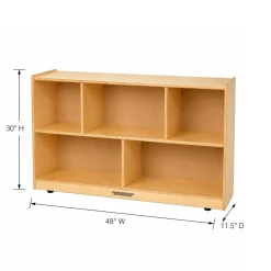 Birch 2-Level Standard Storage with Woven/Wicker Baskets