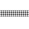 Black Houndstooth 3" Trimmers - 35ft