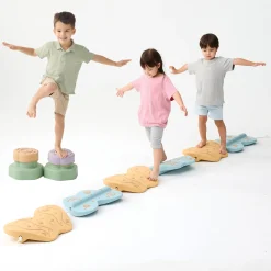 Bloom & Flutter Movement Set | Nature-Inspired Balance Path with Bouncing Flowers & Butterfly Stepping Pieces