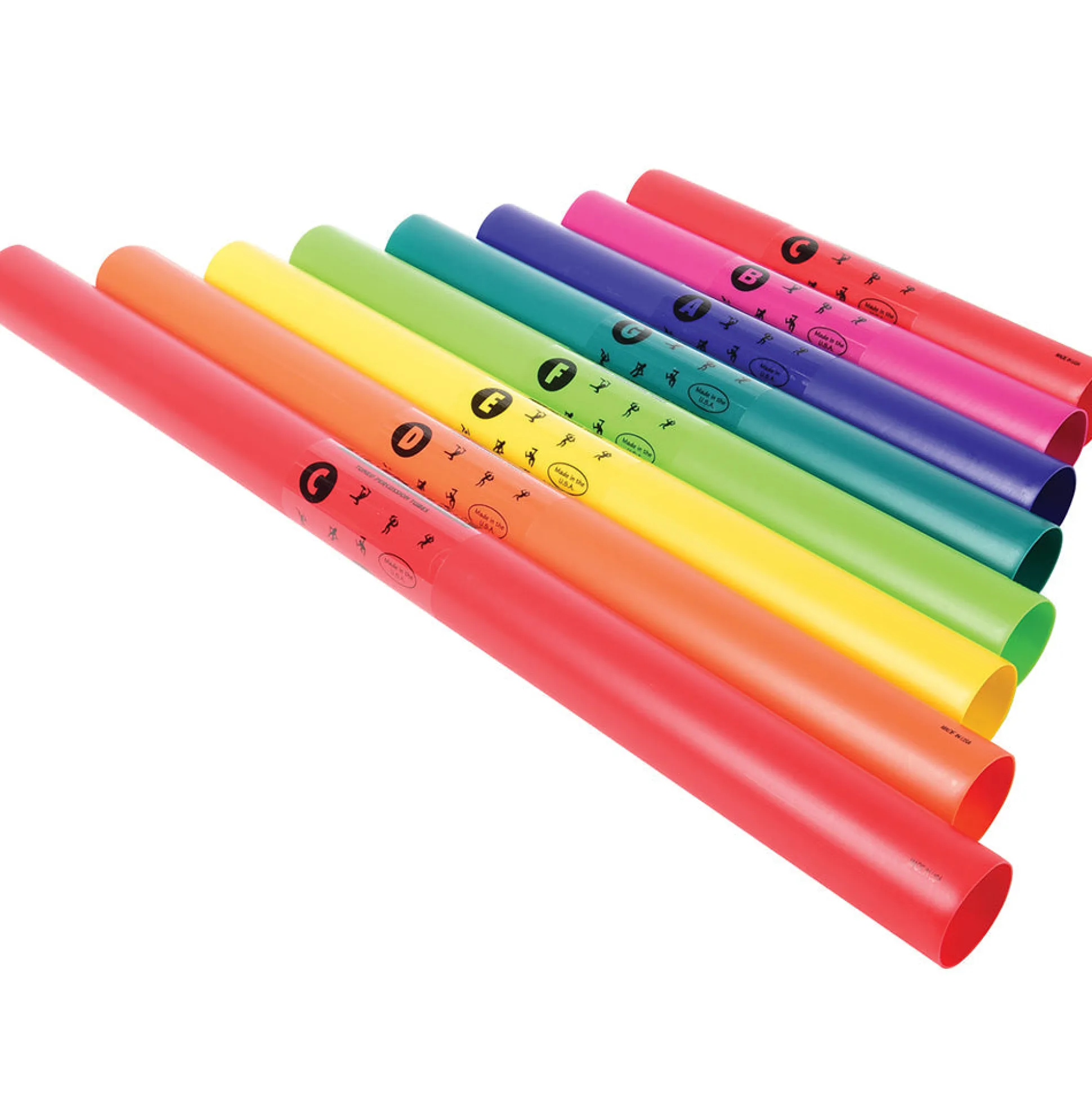 Boomwhackers® Musical Tubes | 8-Piece C Major Scale Set