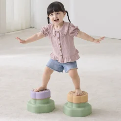 Bouncing Flowers Sensory Balance Steppers | Interactive Stepping Stones with Dual Bounce Levels