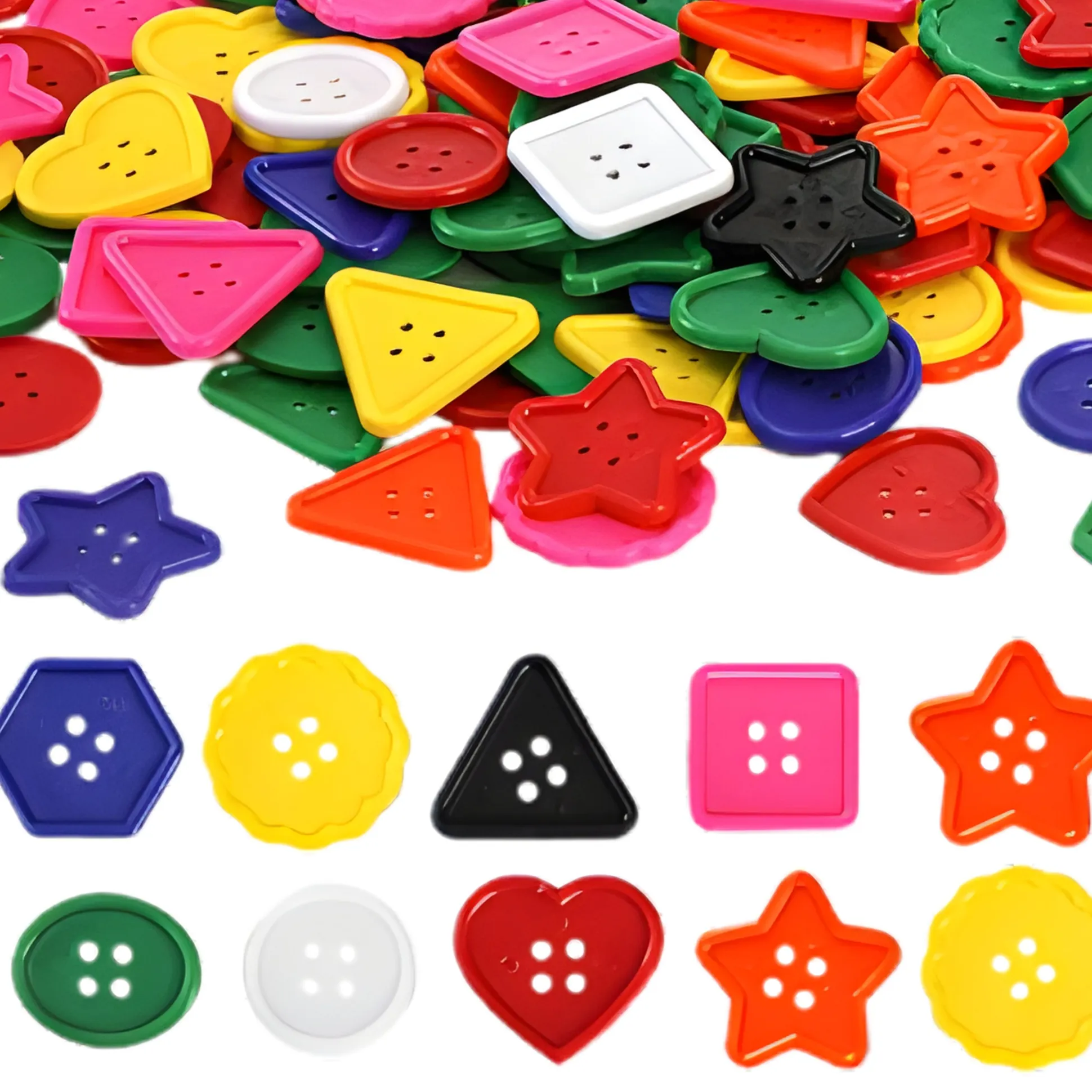 Bright Buttons – 1/2 lb Assortment